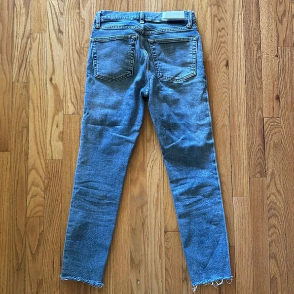 Redone Originals sz 26 button fly Jean I seam 26” 11” rise waist 14” across VGUC - Picture 4 of 5